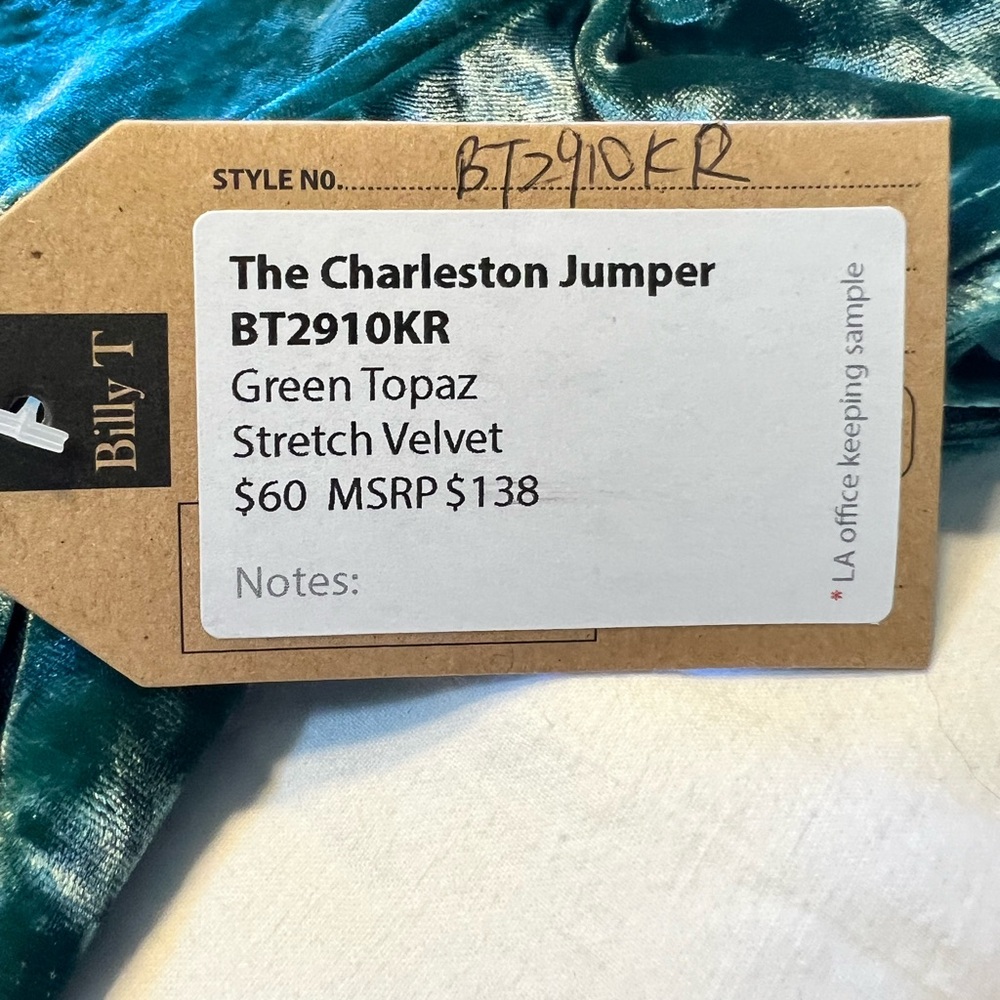 Elegant Teal Jumpsuit - Picture 7 of 7